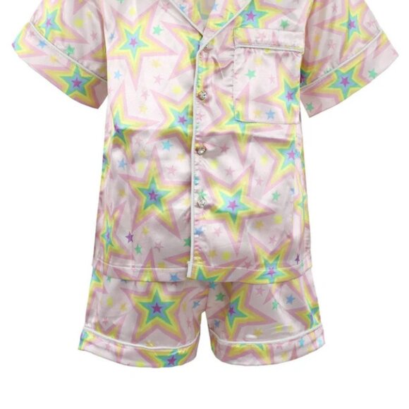 GIRLS Silky Short Set - Picture 2 of 2